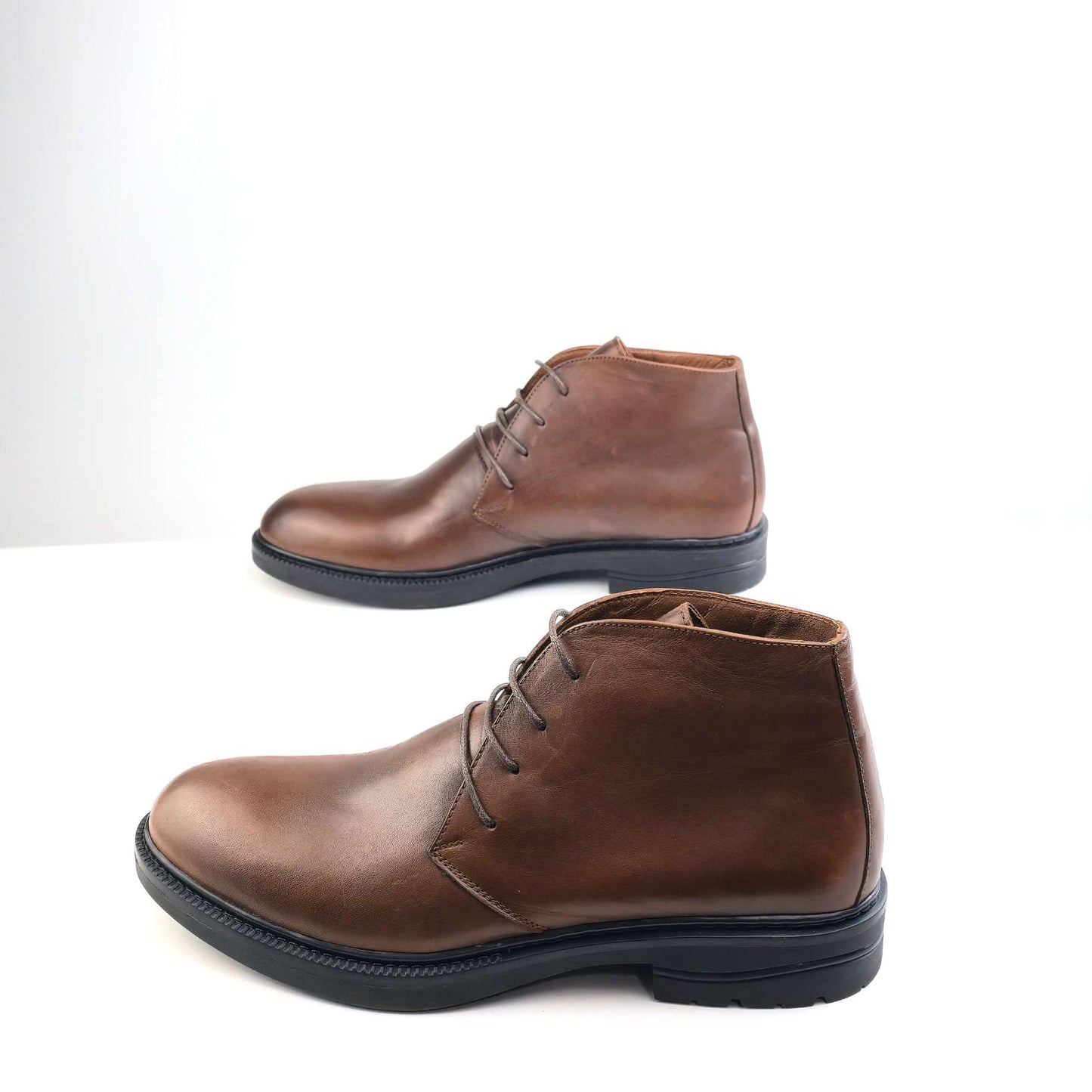0918 chaussure homme en cuir marron