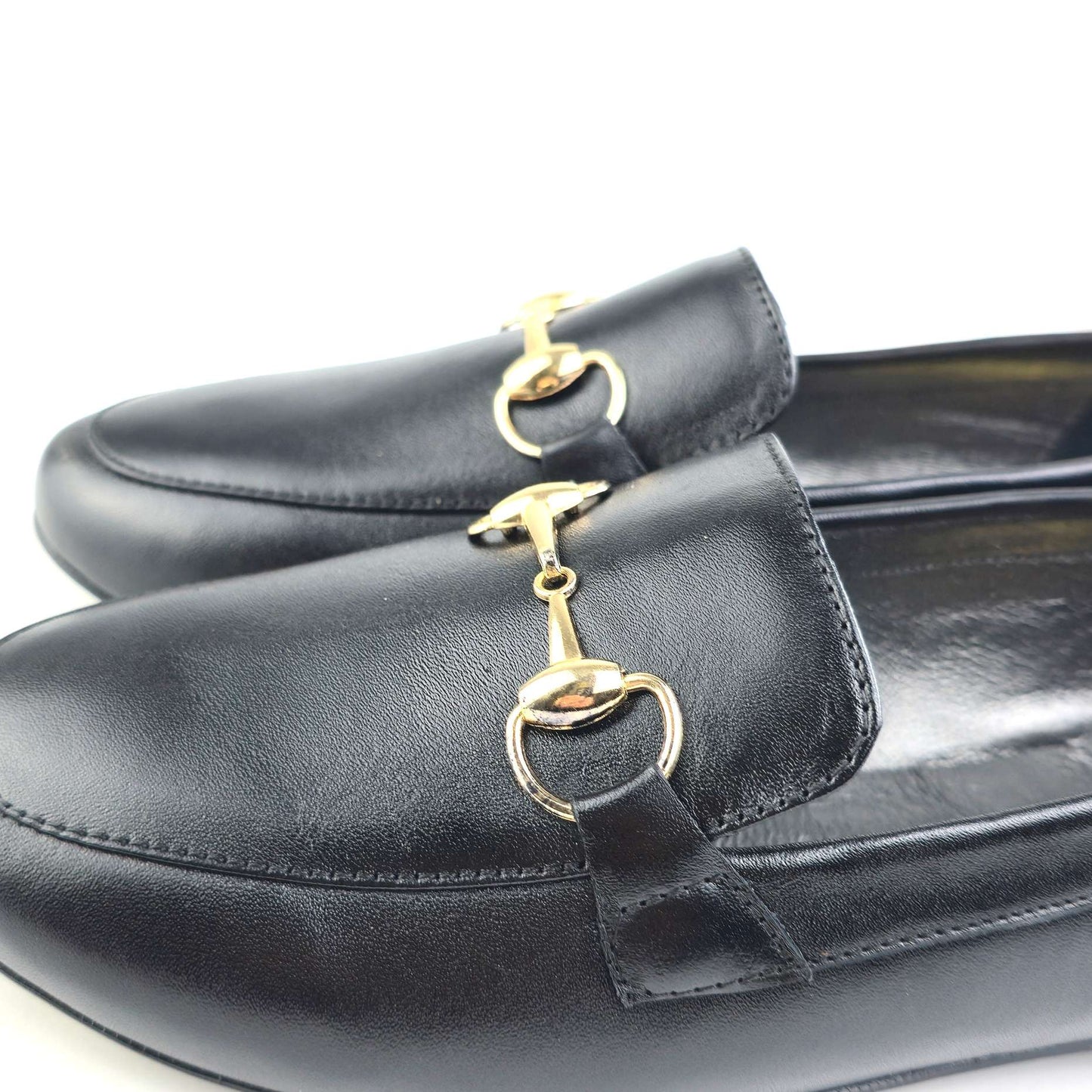 0254 chaussure en cuir femme noir