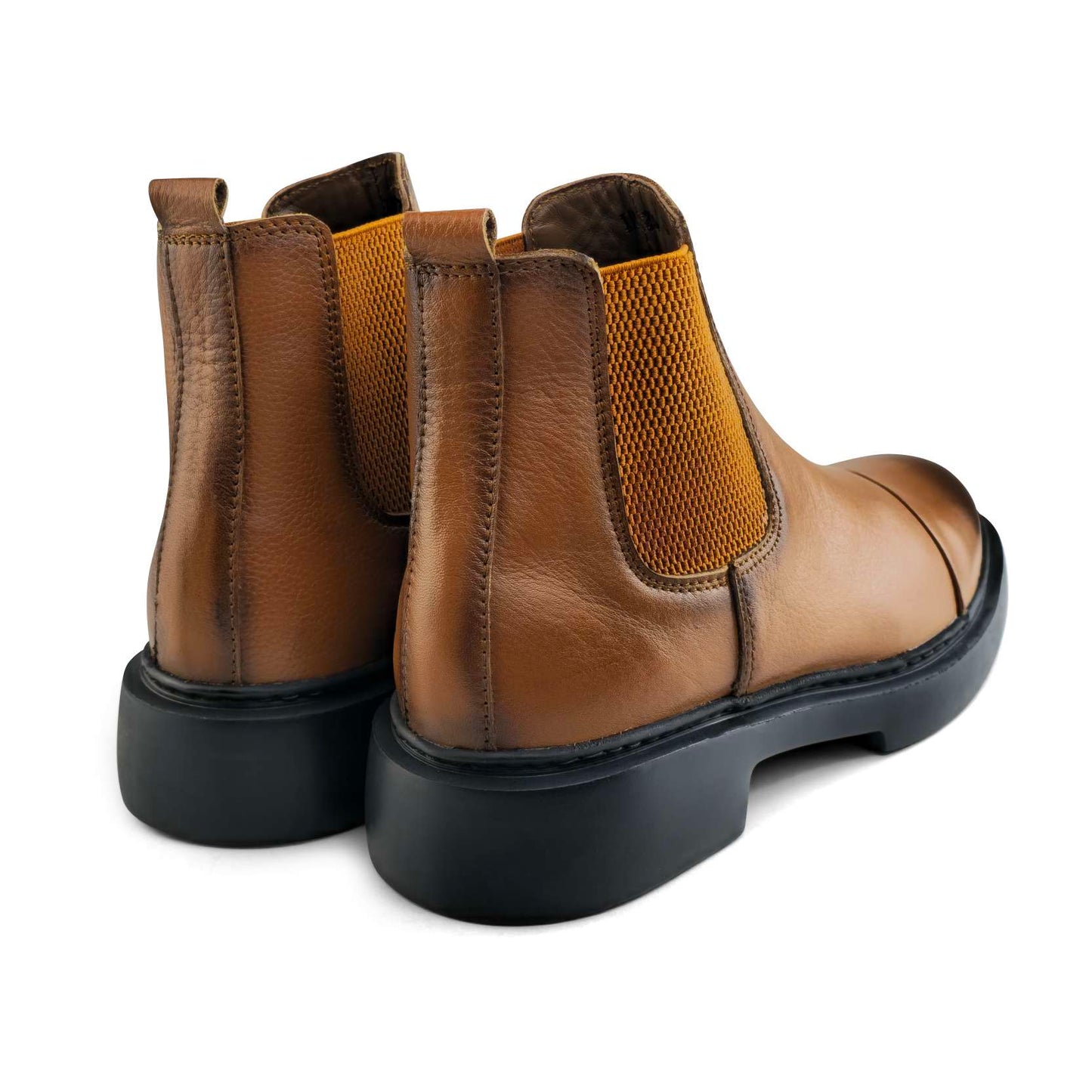 033 bouttine homme en cuir tabac