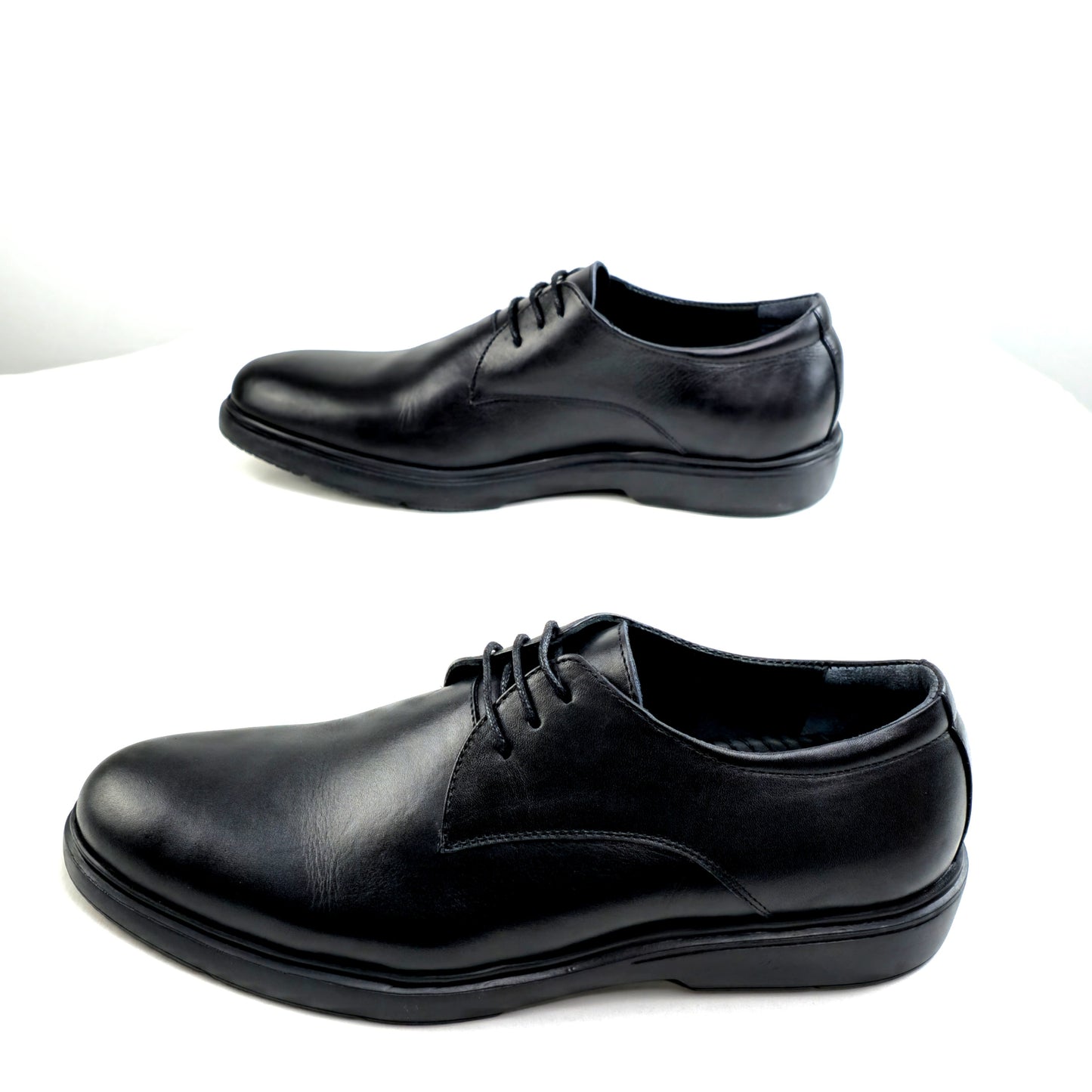 06 chaussure Richelieu confortable homme en cuir noir