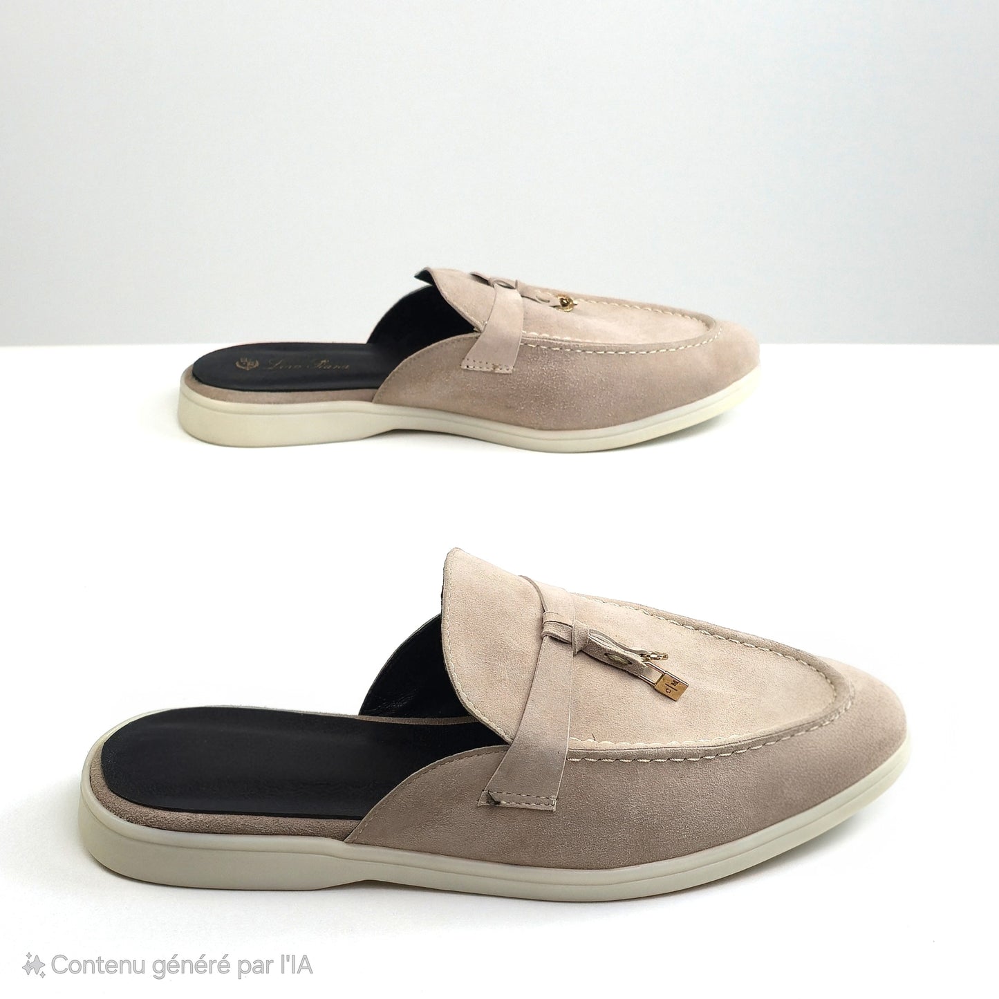 0119 chaussure Femme en cuir daim biege rose bebe