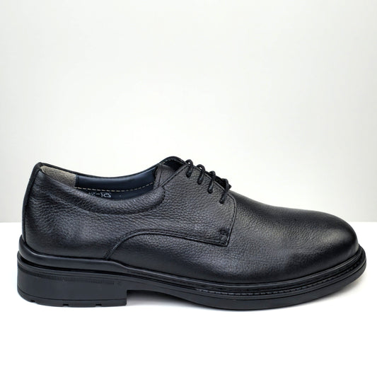 0557 chaussure Richelieu homme en cuir noir