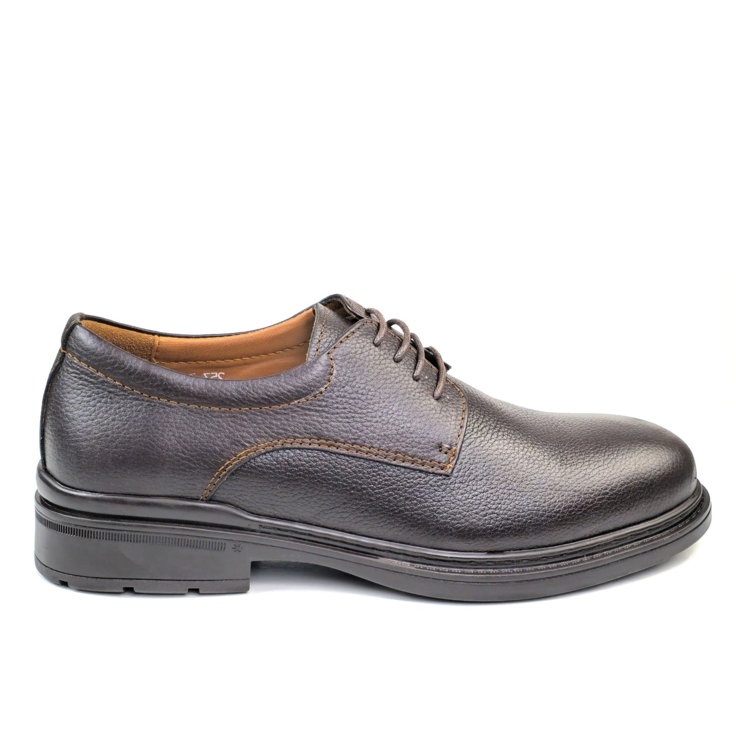 0557 chaussure Richelieu homme en cuir marron