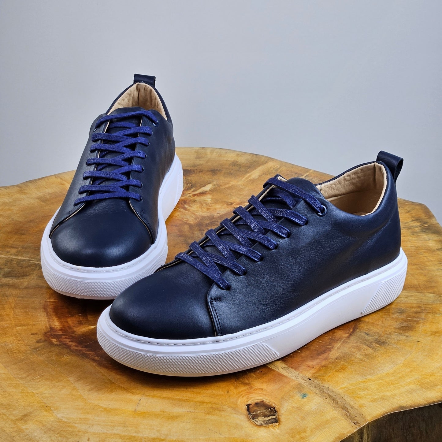 0224 Chaussure Sneaker Homme en cuir