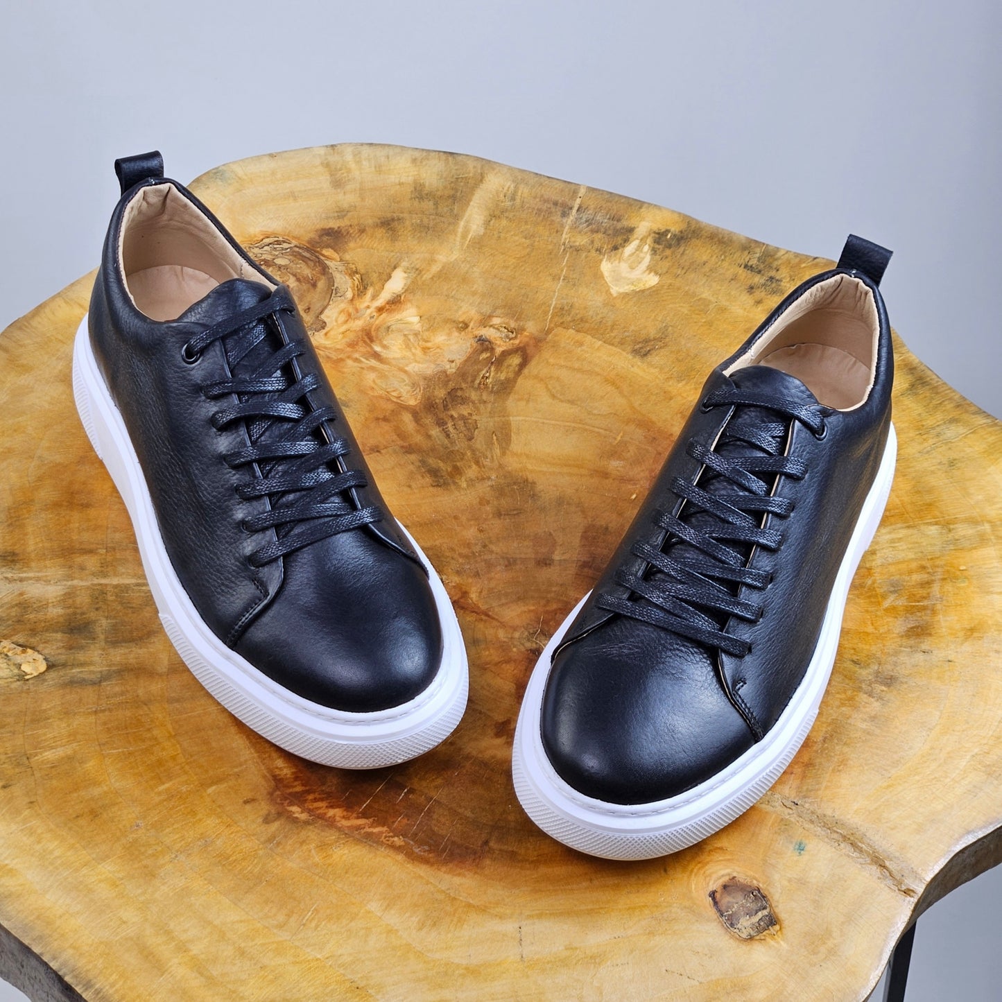 0224 Chaussure Sneaker Homme en cuir