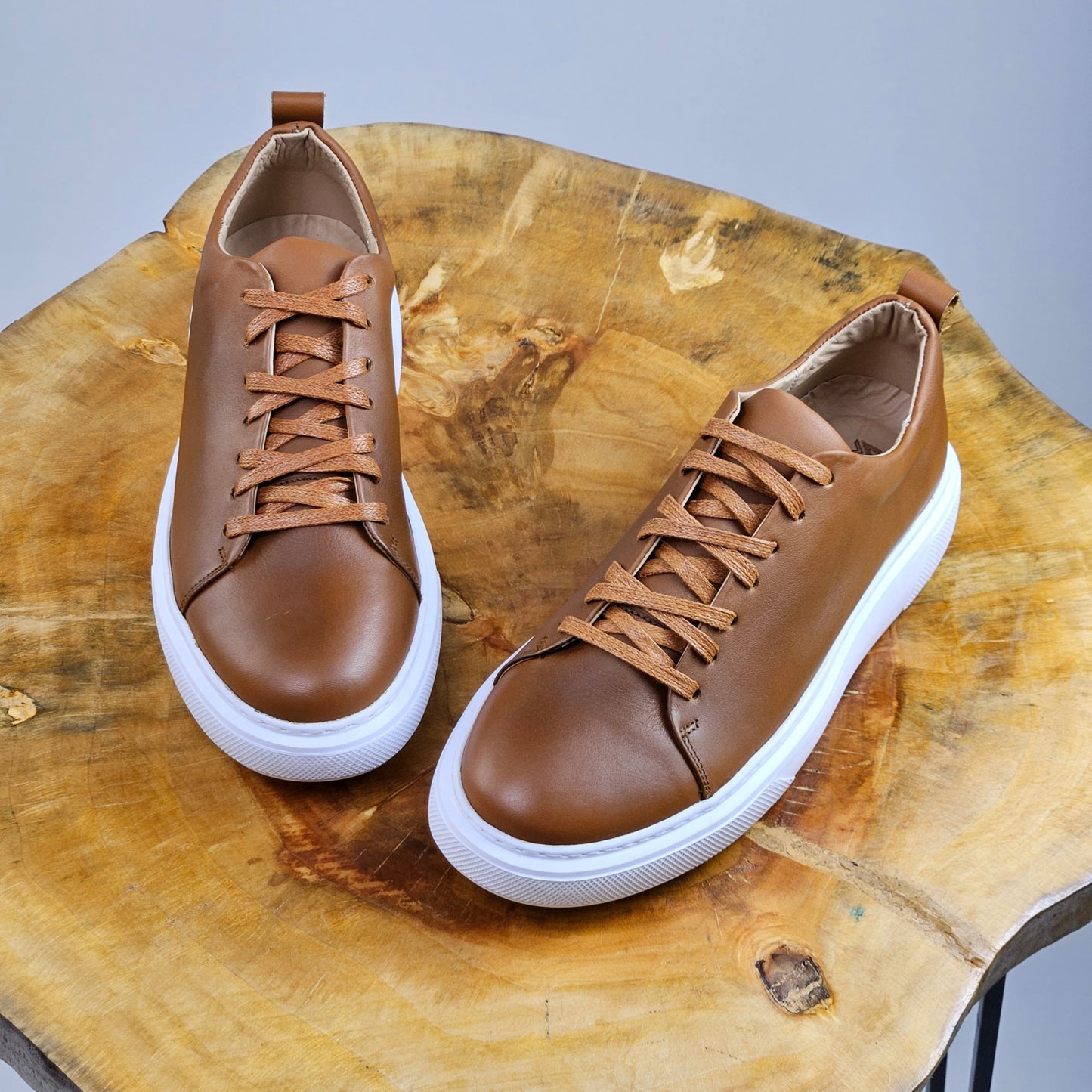 0224 Chaussure Sneaker Homme en cuir