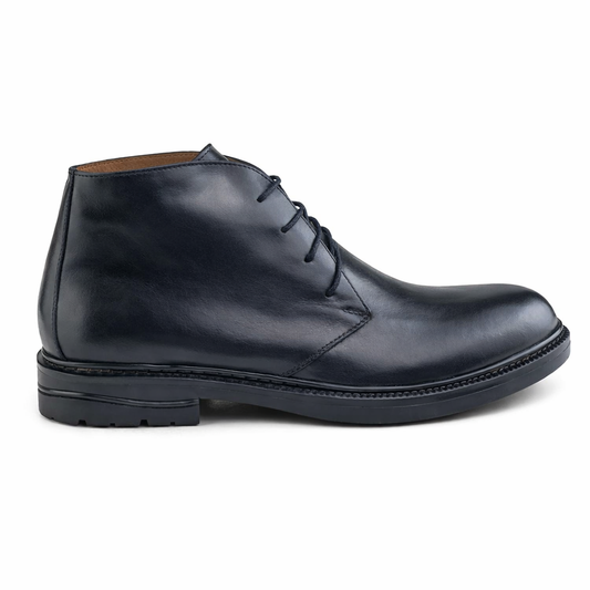 0918 chaussure  homme en cuir noir
