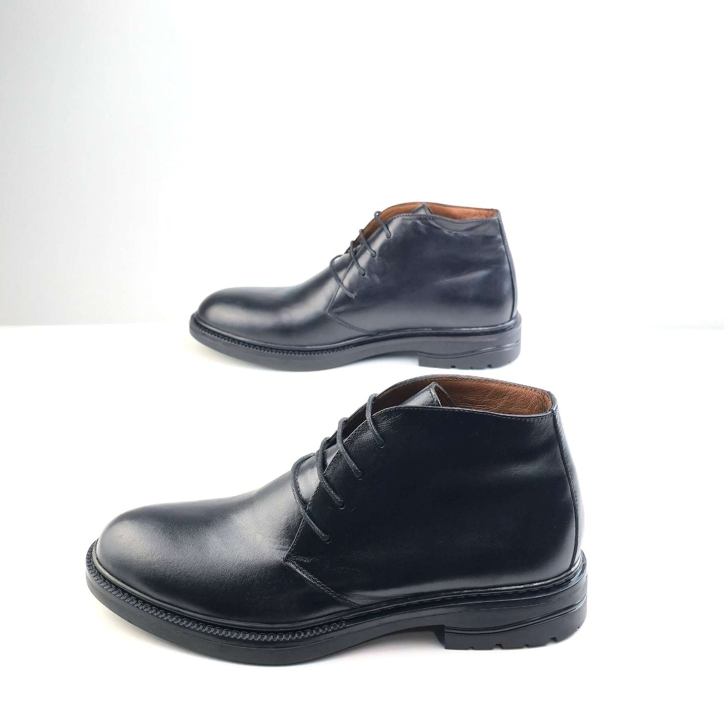 0918 chaussure  homme en cuir noir