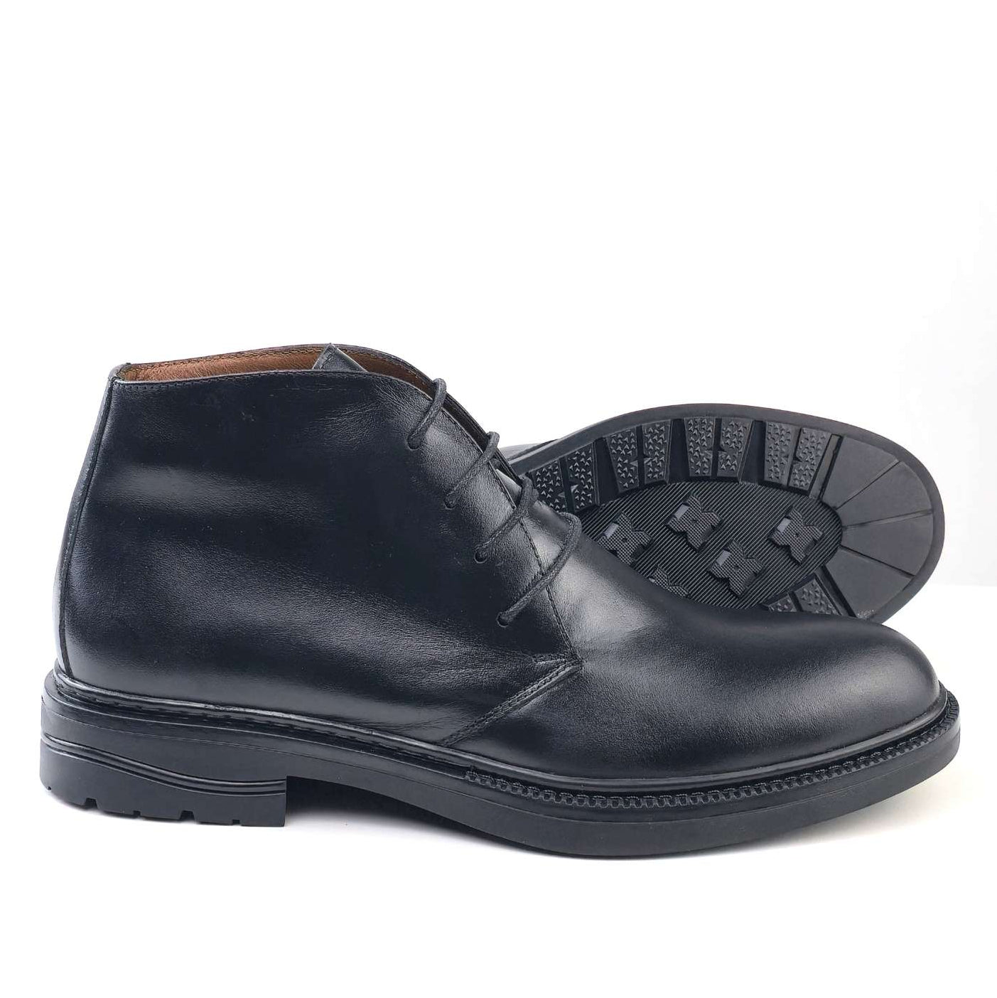 0918 chaussure  homme en cuir noir