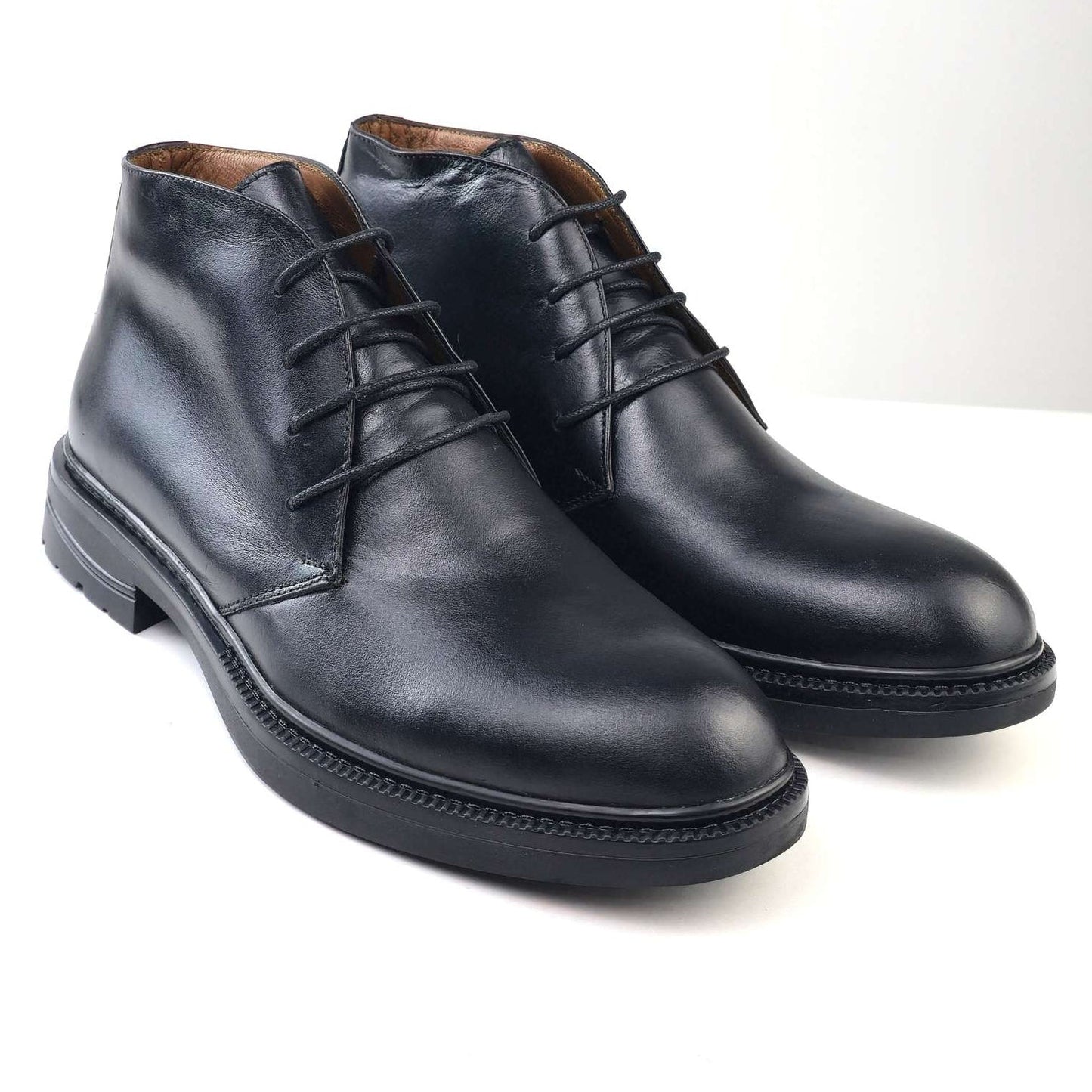 0918 chaussure  homme en cuir noir