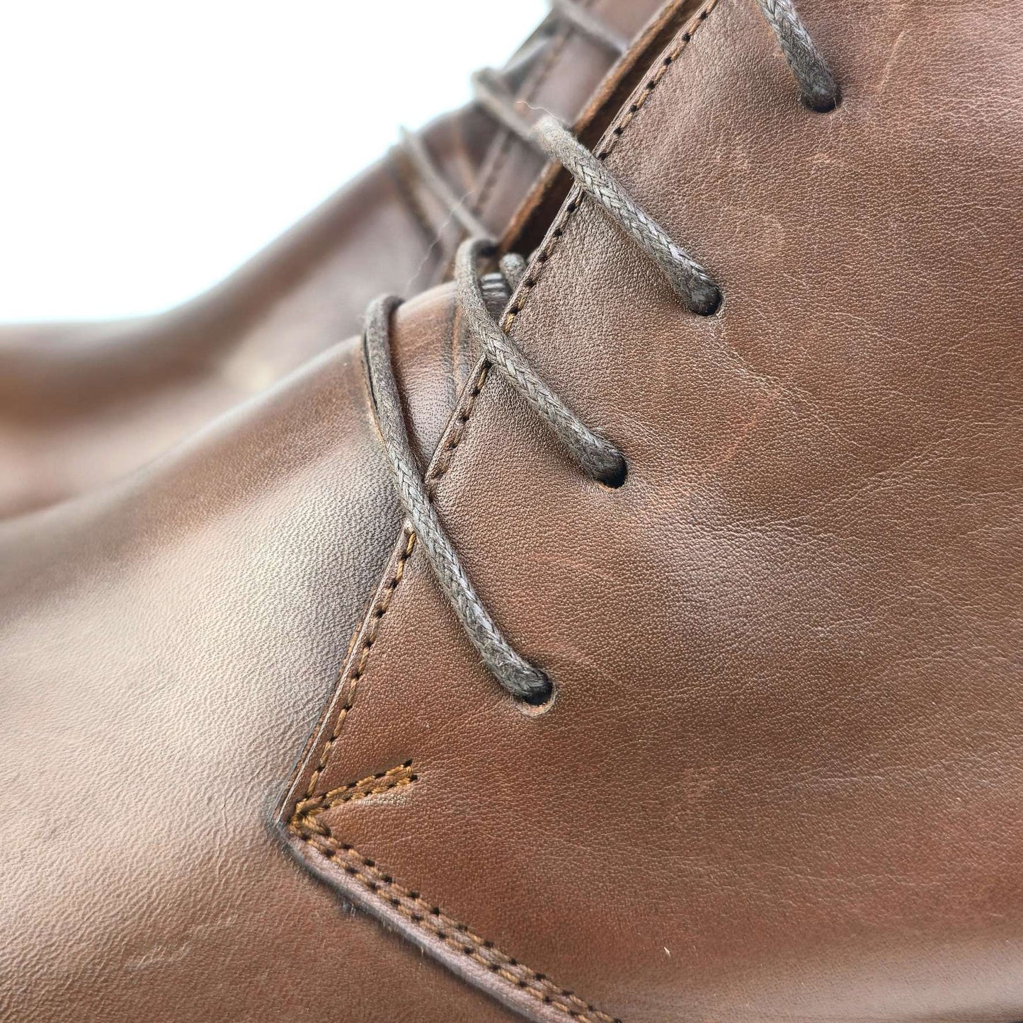 0918 chaussure  homme en cuir marron