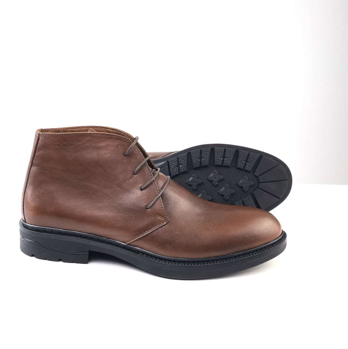 0918 chaussure  homme en cuir marron