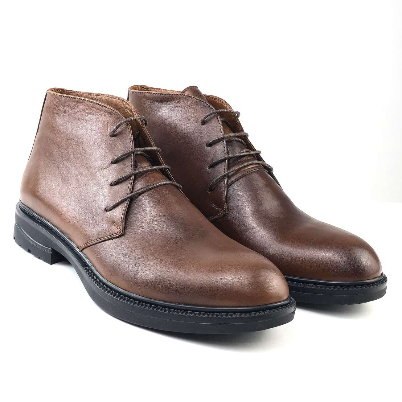 0918 chaussure  homme en cuir marron