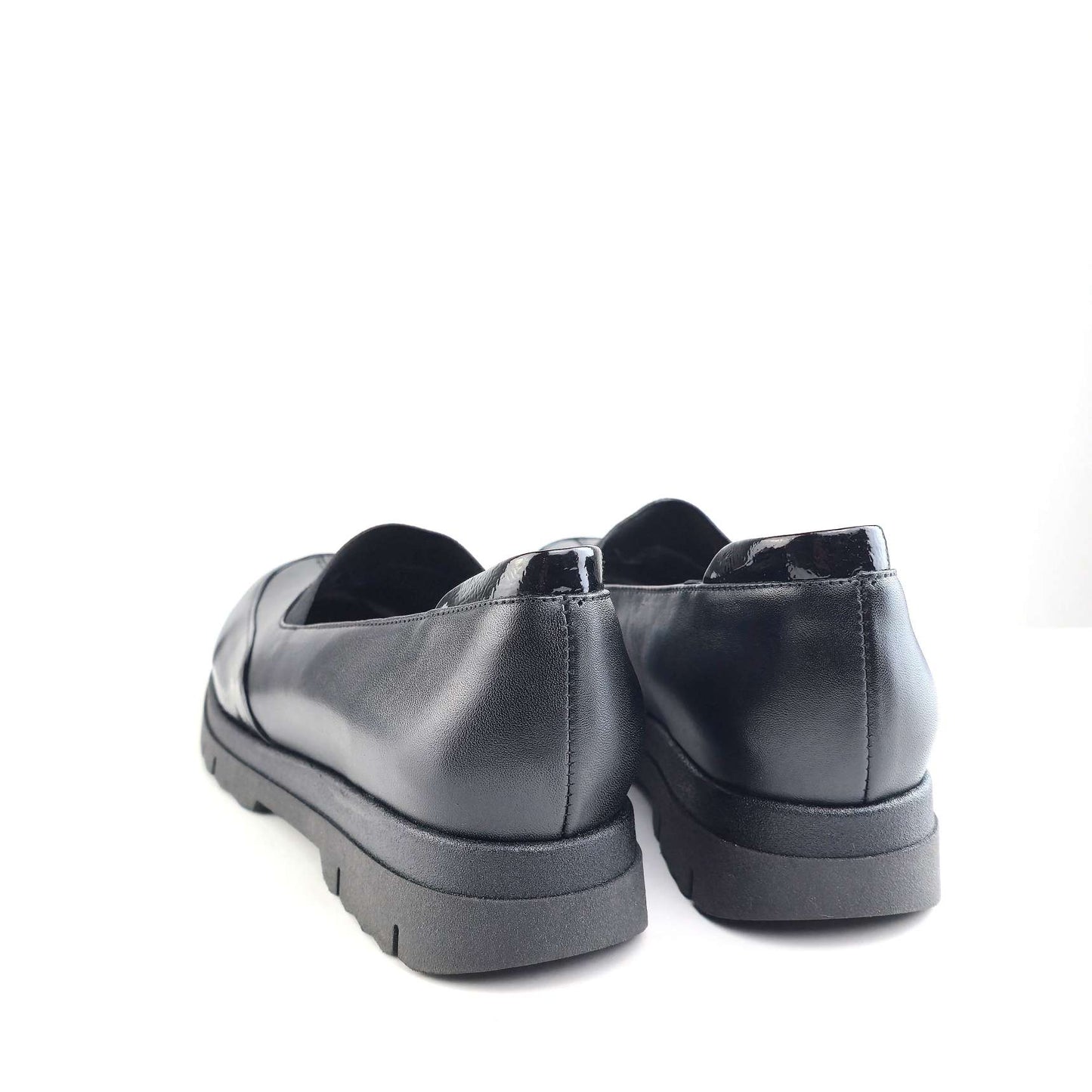 0149 chaussure confortable en cuir femme noir