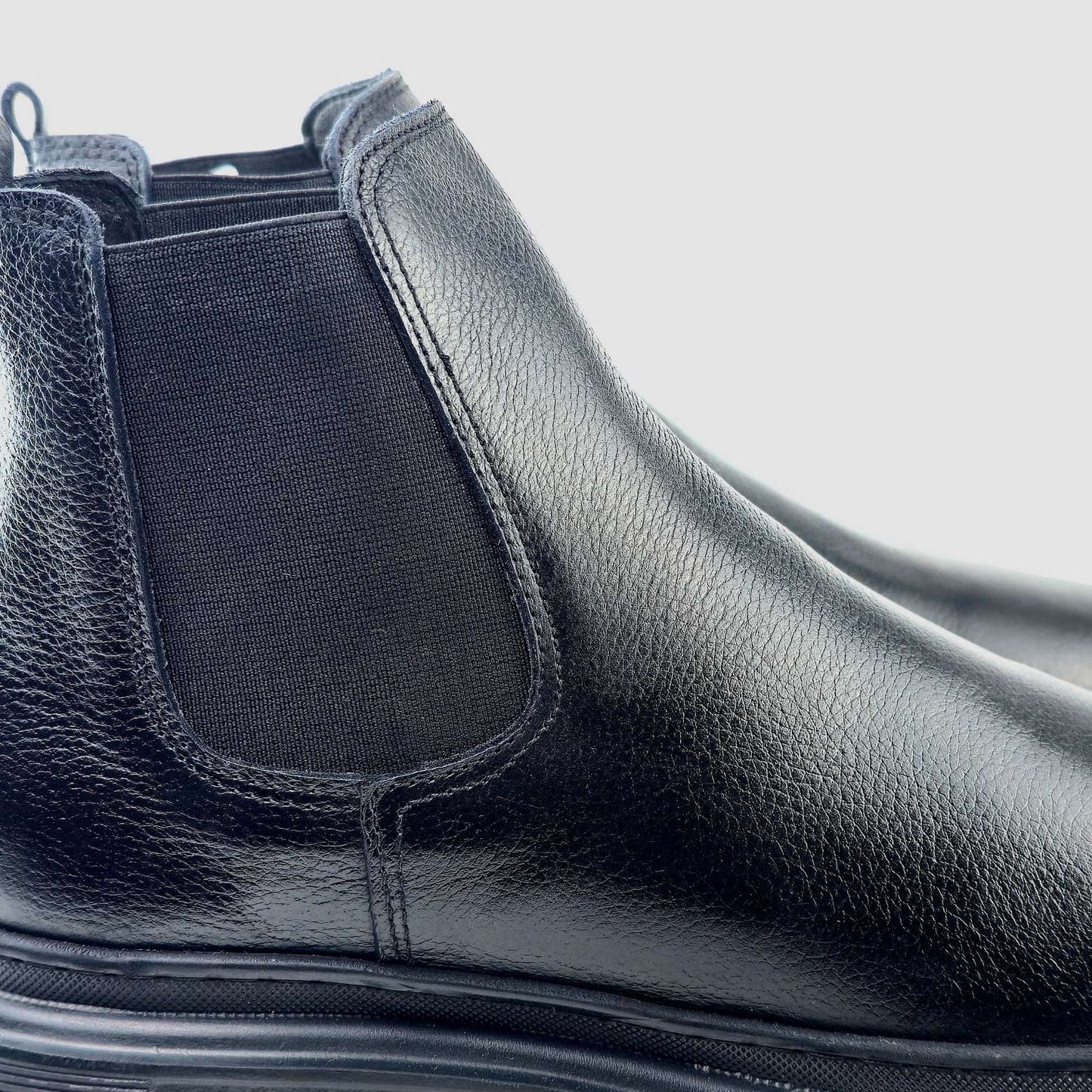 0310 bouttine Chelsea en cuir homme marron