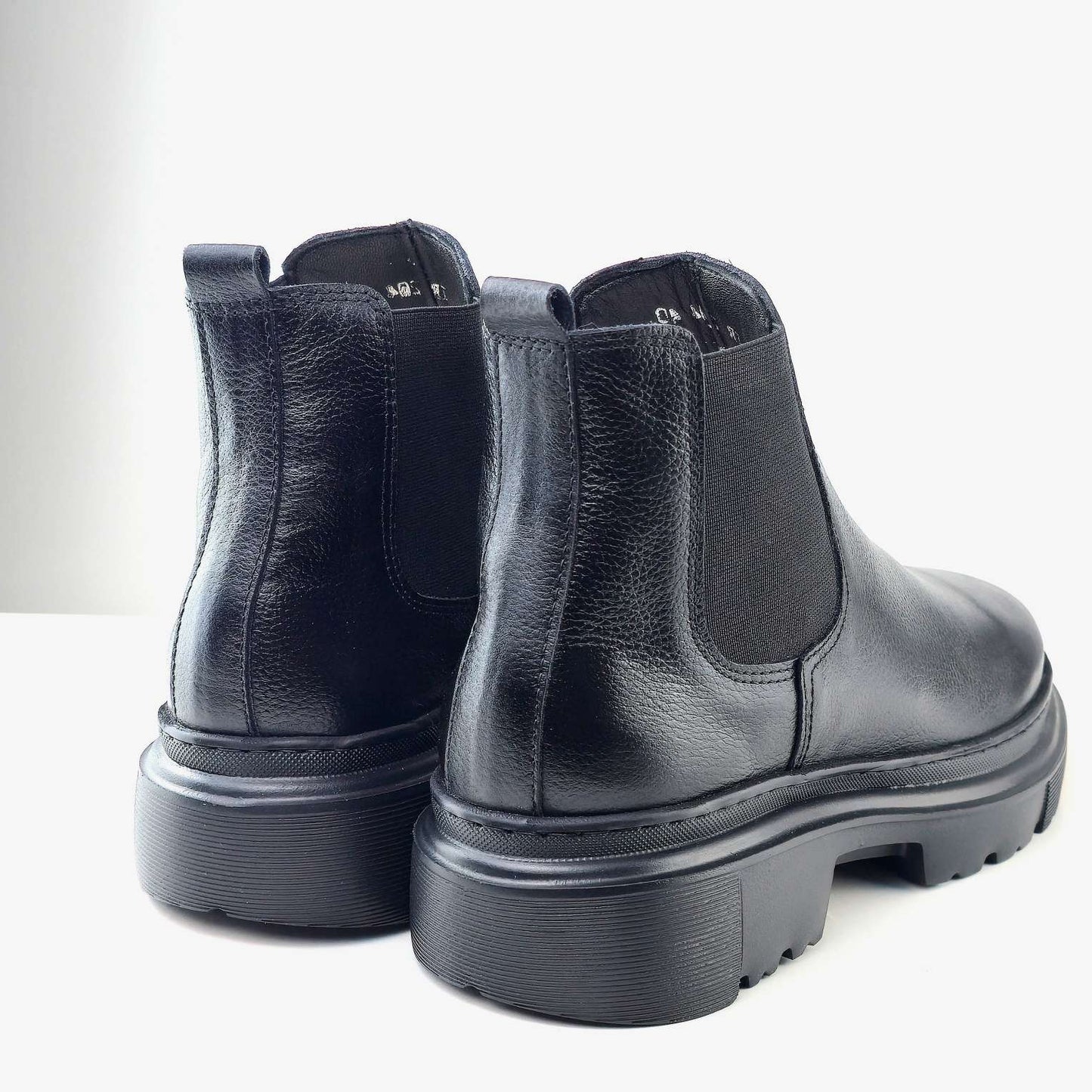 0310 bouttine Chelsea en cuir homme marron