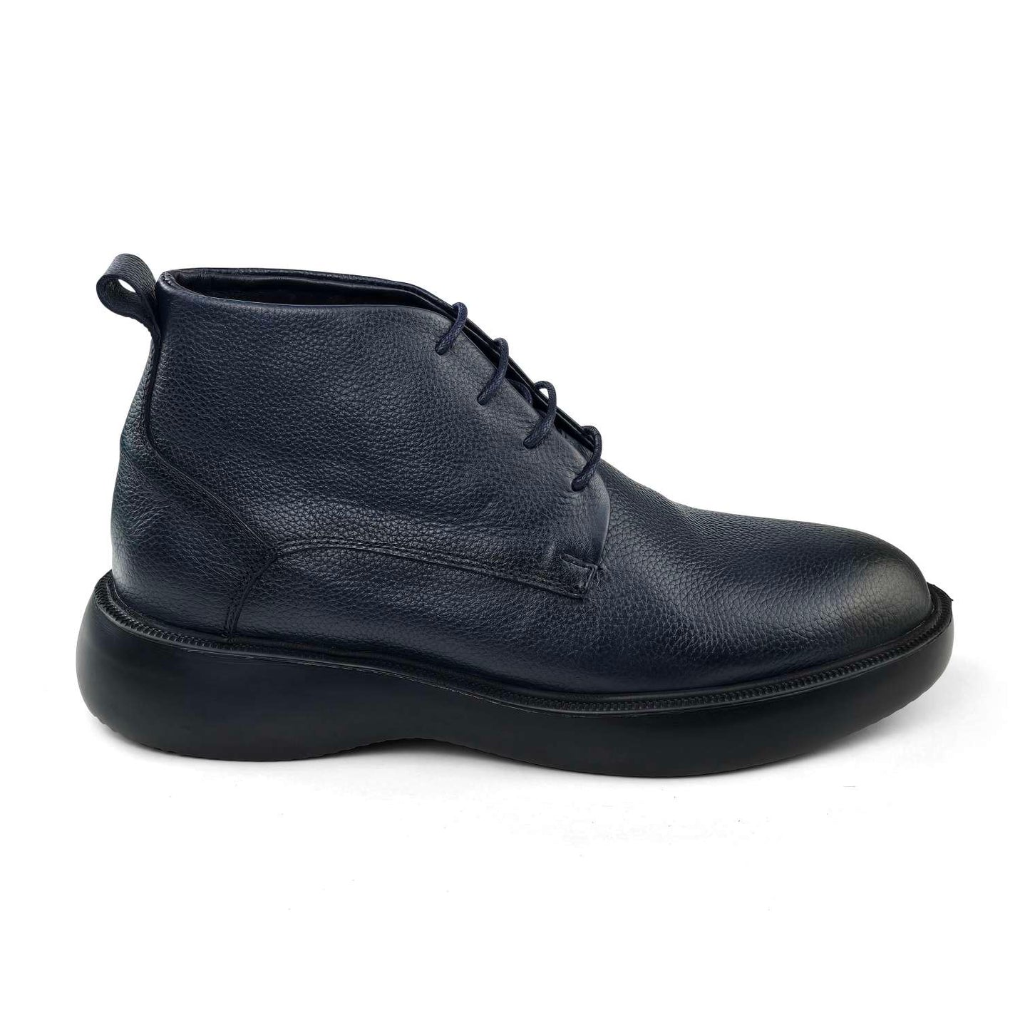 0305 bouttine en cuir homme bleumarin