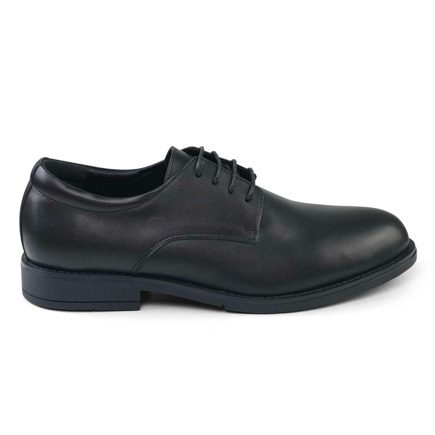 07 chaussure Richelieu confortable homme en cuir noir