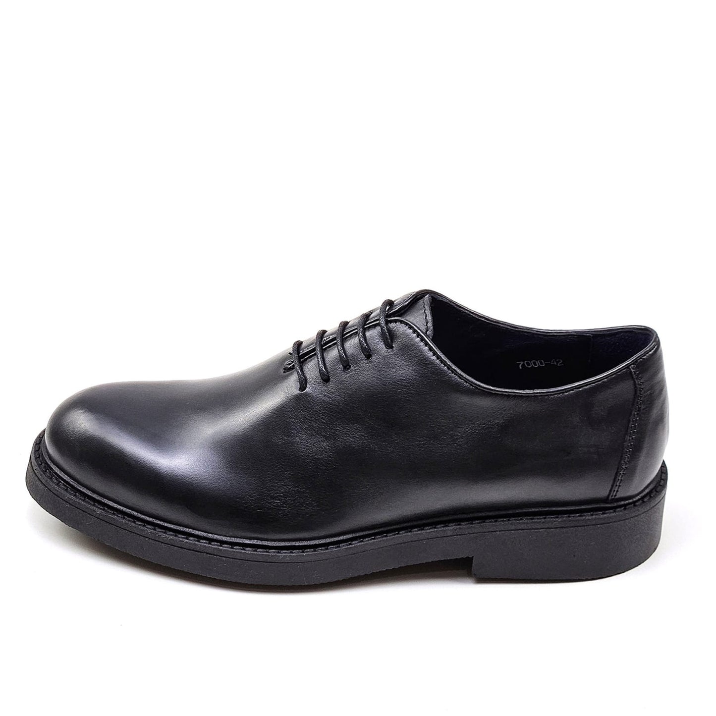 0121 chaussure Richelieu homme en cuir noir