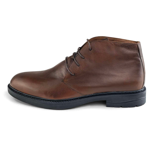 0918 chaussure  homme en cuir marron