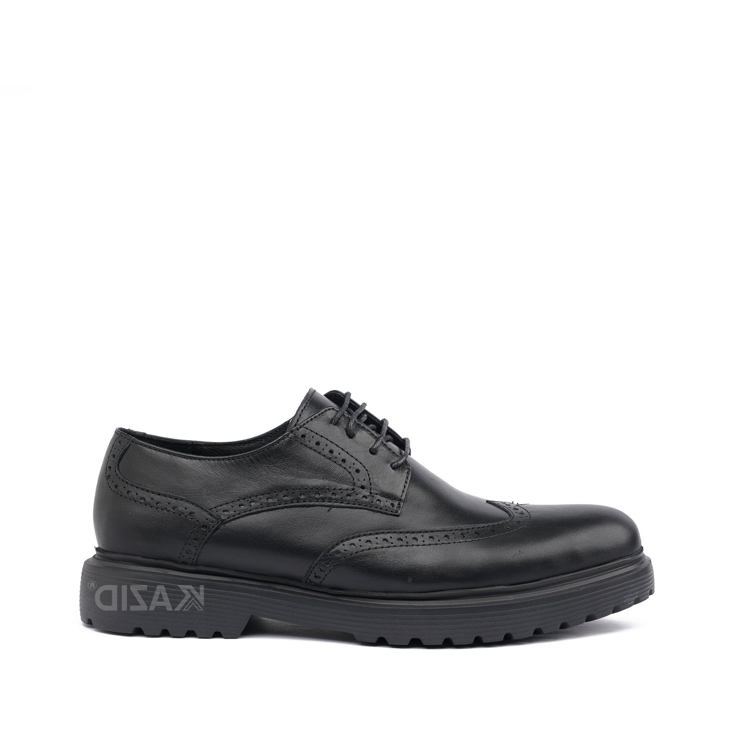 0415 chaussure Richelieu homme en cuir noir