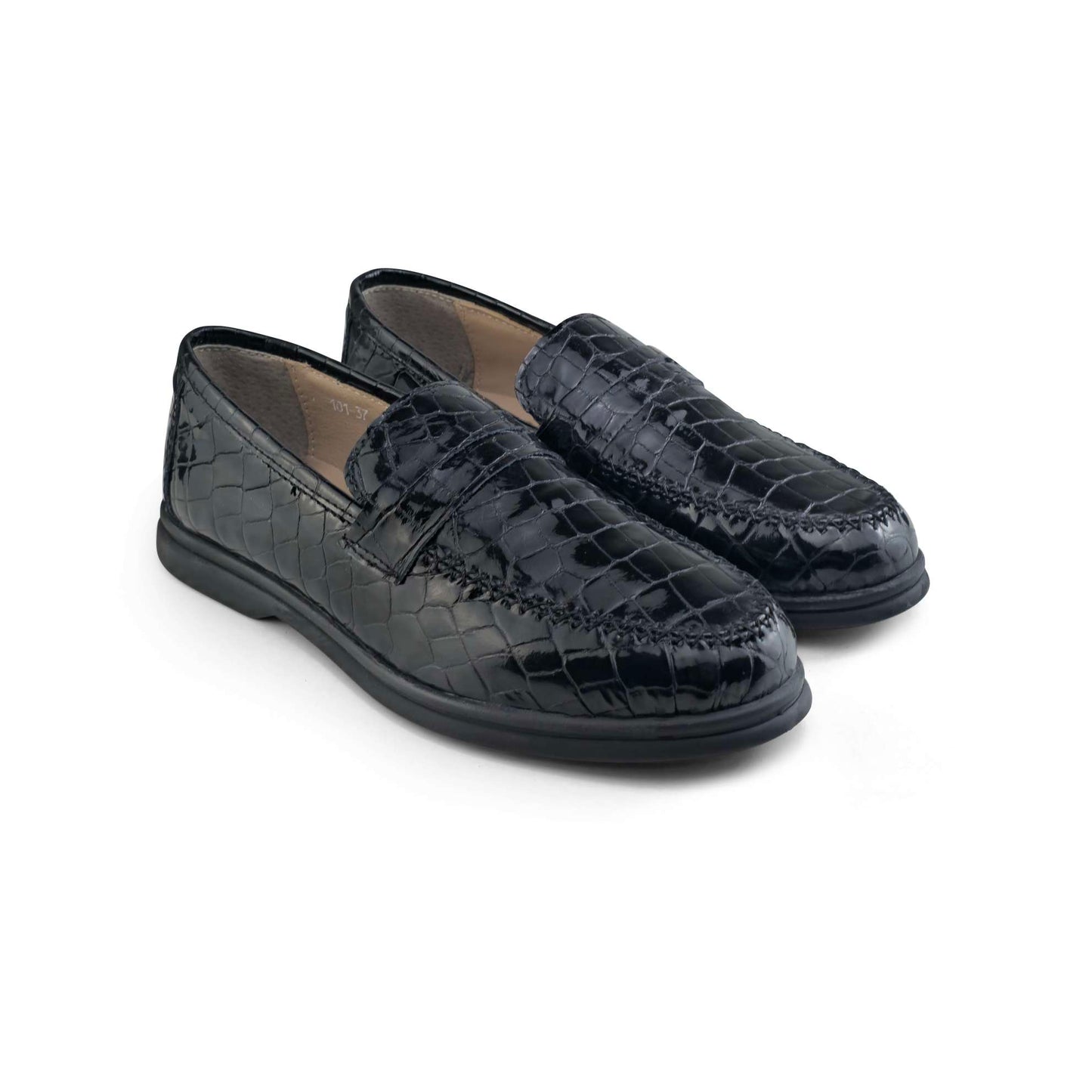 0117 chaussure Femme en cuir  noir