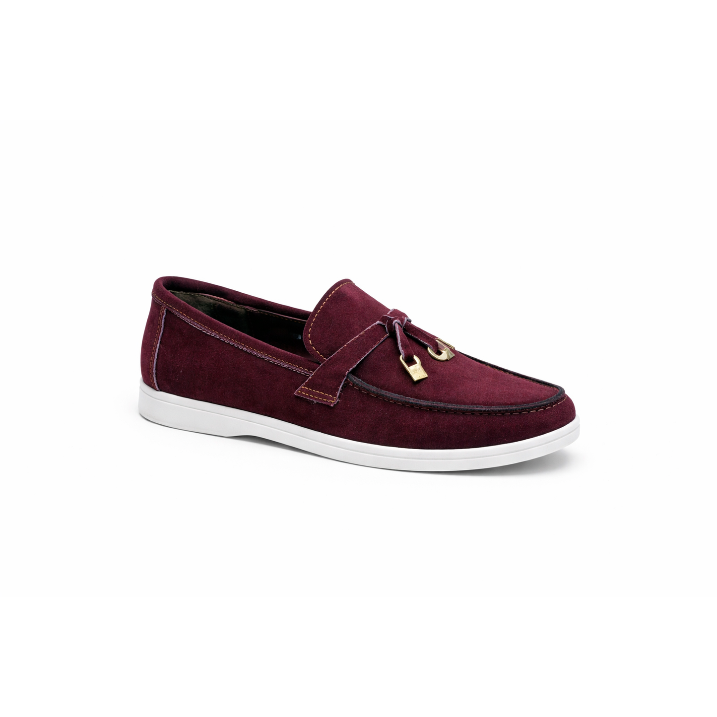 0116 chaussure Femme en cuir daim Bordeaux
