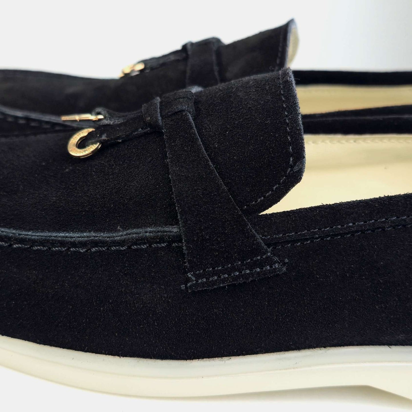 0116 chaussure Femme en cuir daim noir