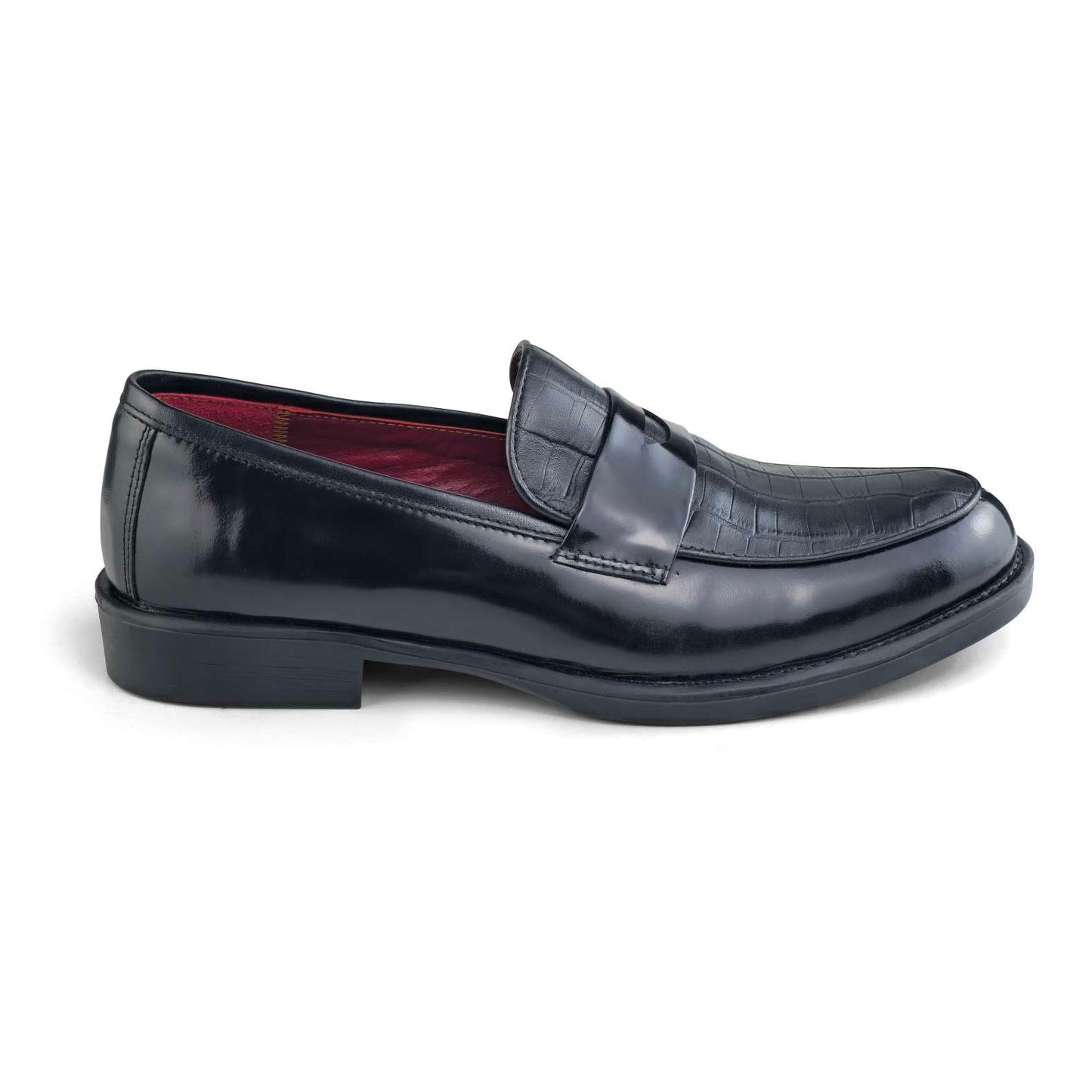 0144 Chaussure  Homme en cuir noir