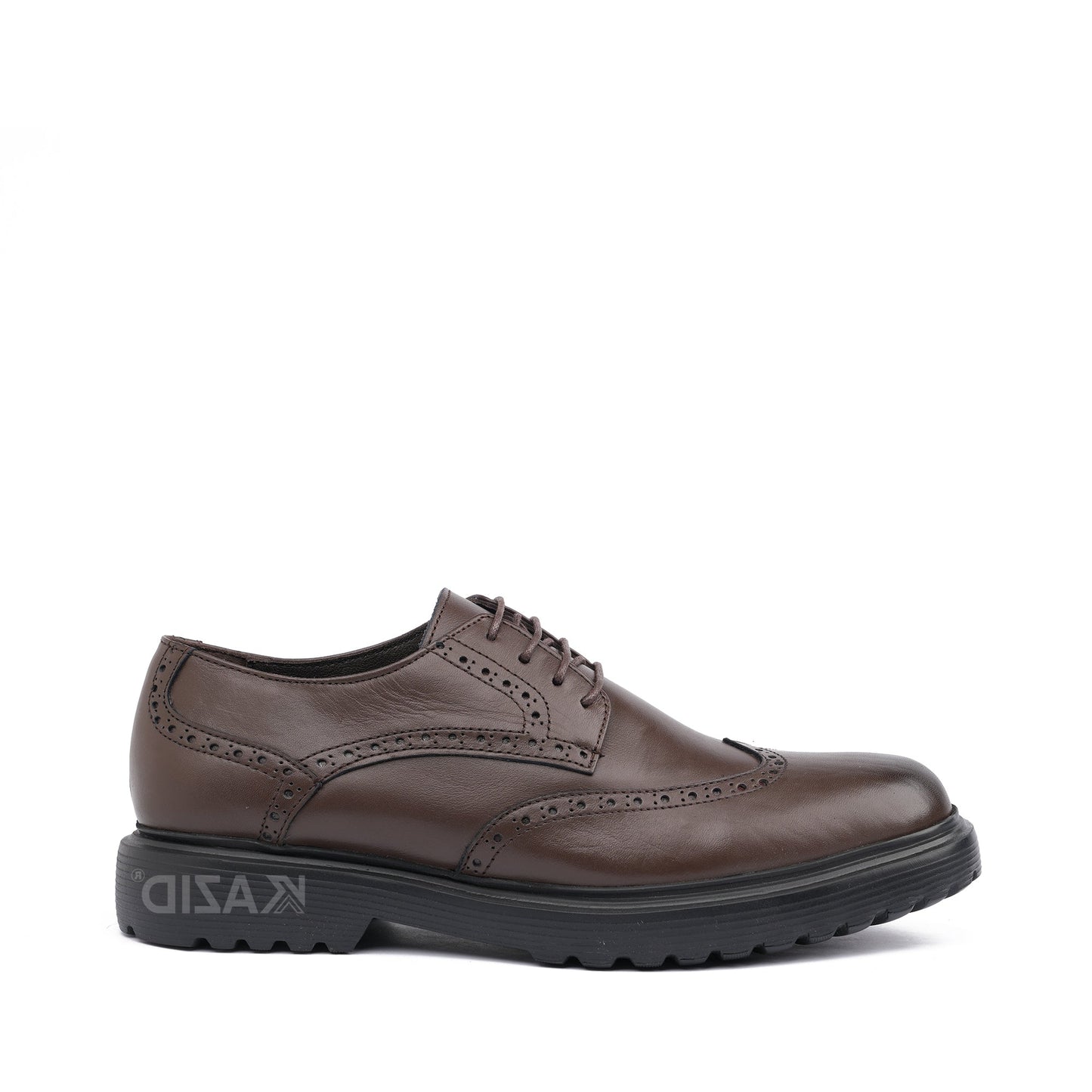 0415 chaussure Richelieu homme en cuir marron