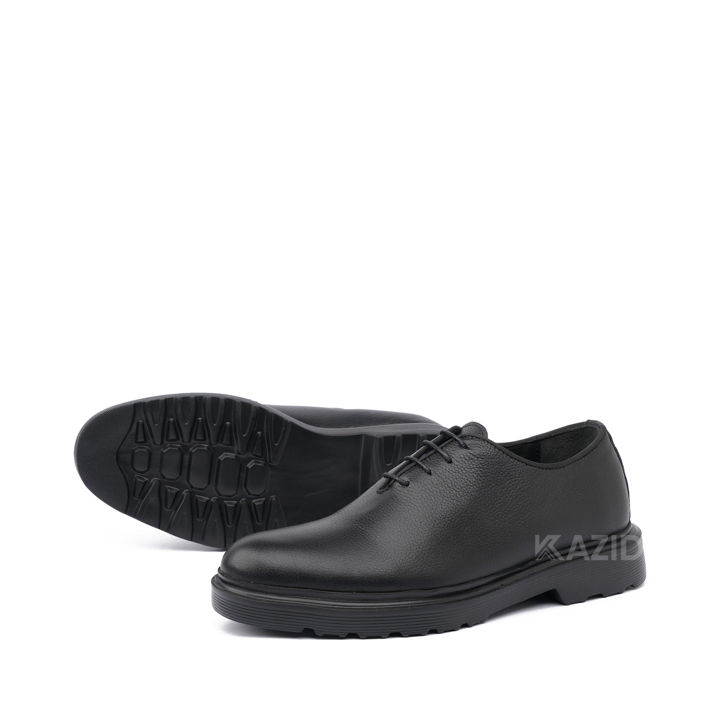 0414 chaussure Richelieu homme en cuir noir