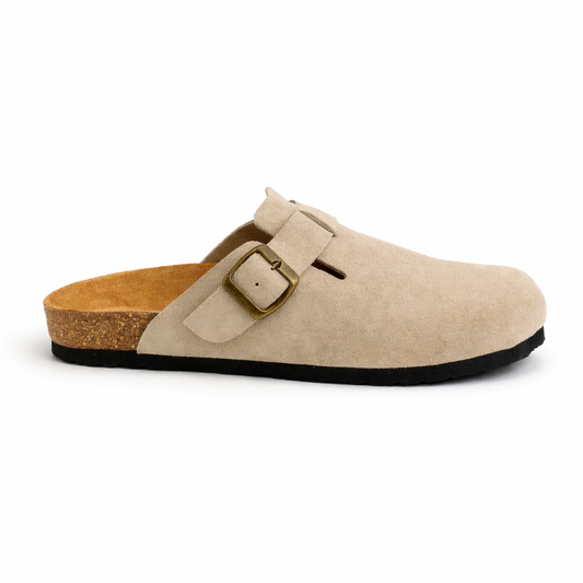 0207 sabot cuir daim homme/femme