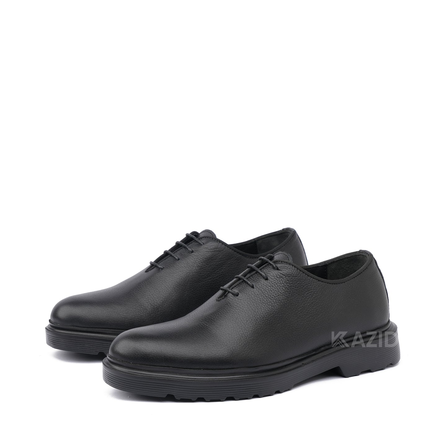 0414 chaussure Richelieu homme en cuir noir