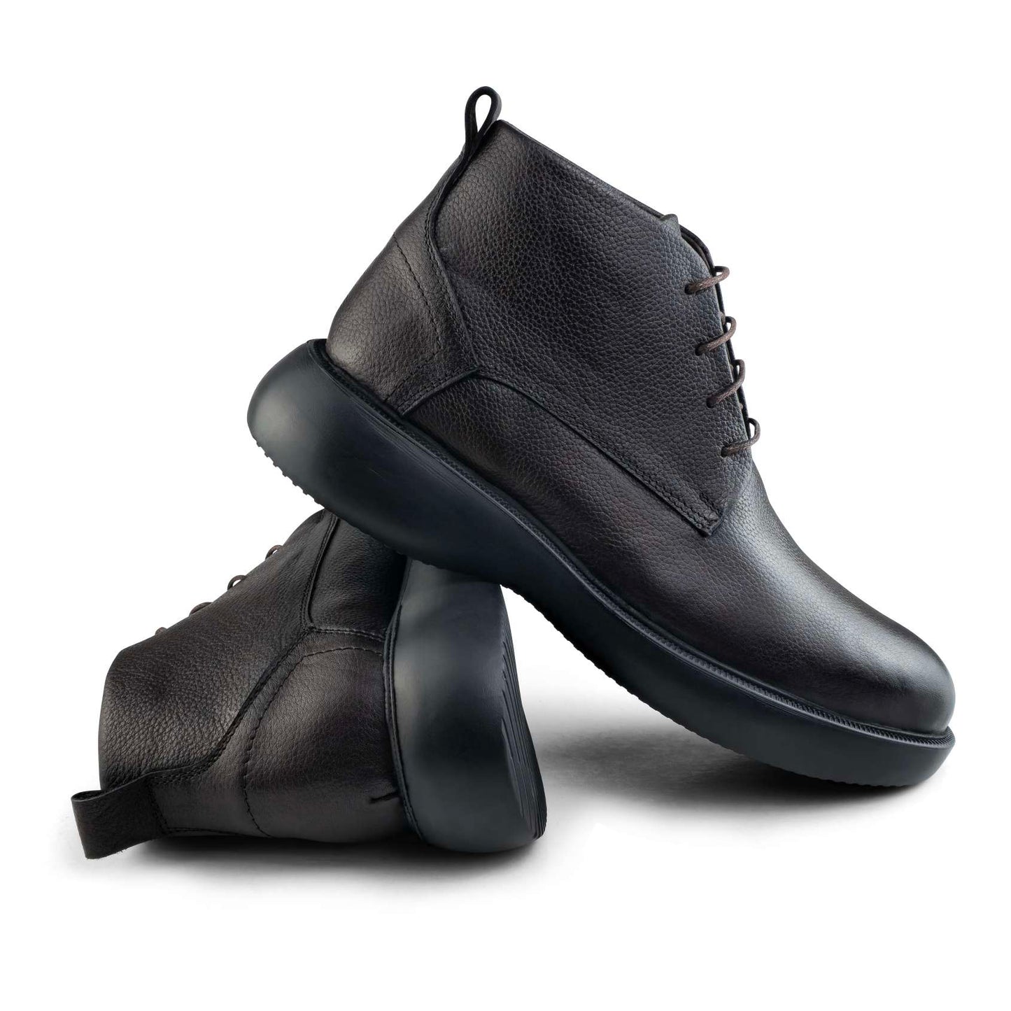 0305 bouttine en cuir homme marron