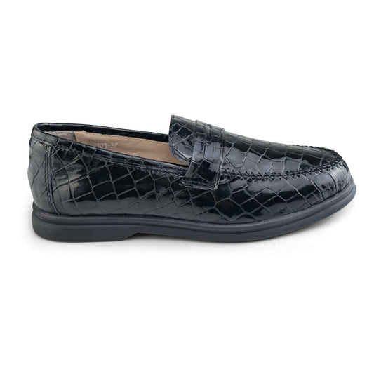 0117 chaussure Femme en cuir  noir