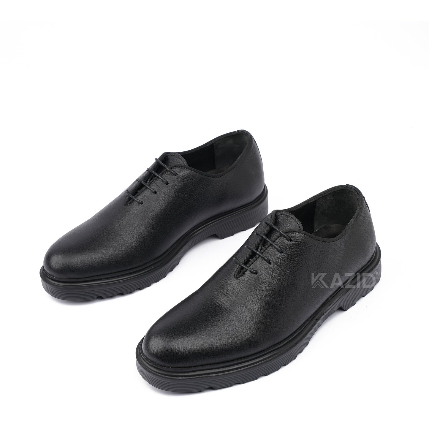 0414 chaussure Richelieu homme en cuir noir