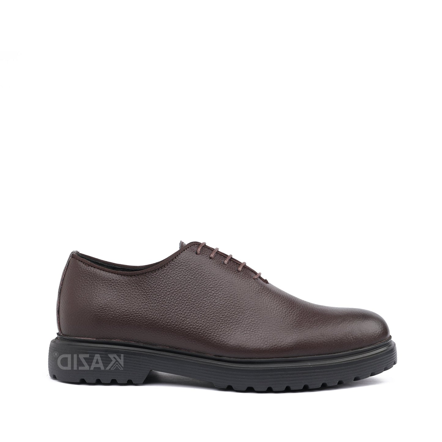 0414 chaussure Richelieu homme en cuir marron