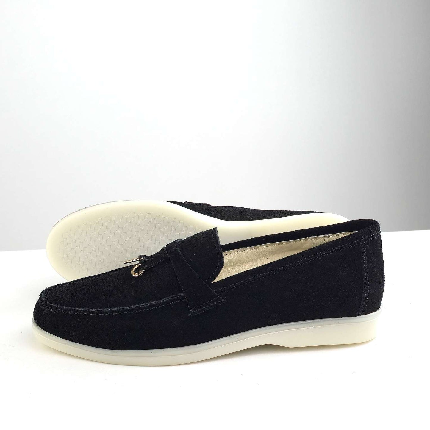 0116 chaussure Femme en cuir daim noir