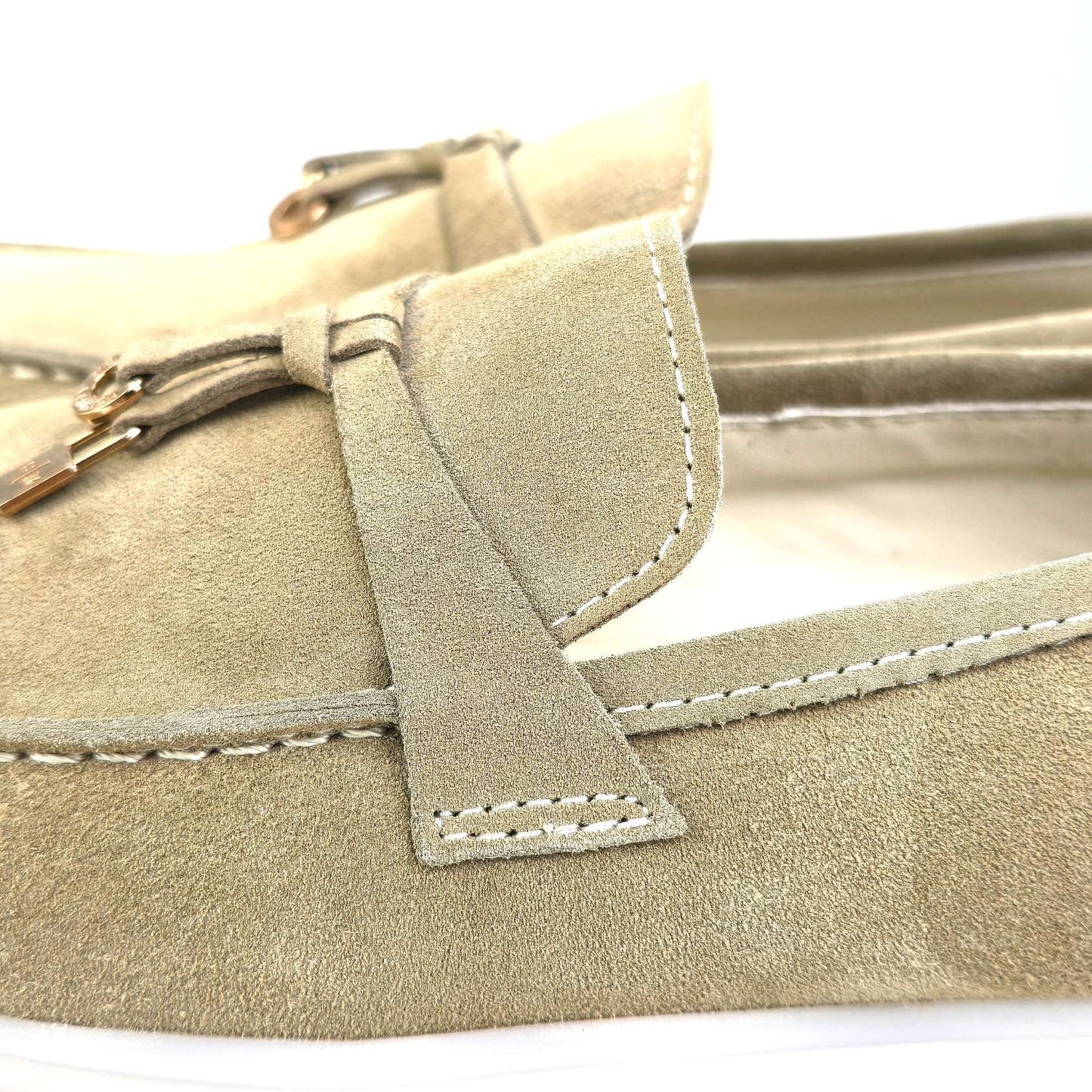 0116 chaussure Femme en cuir daim biege