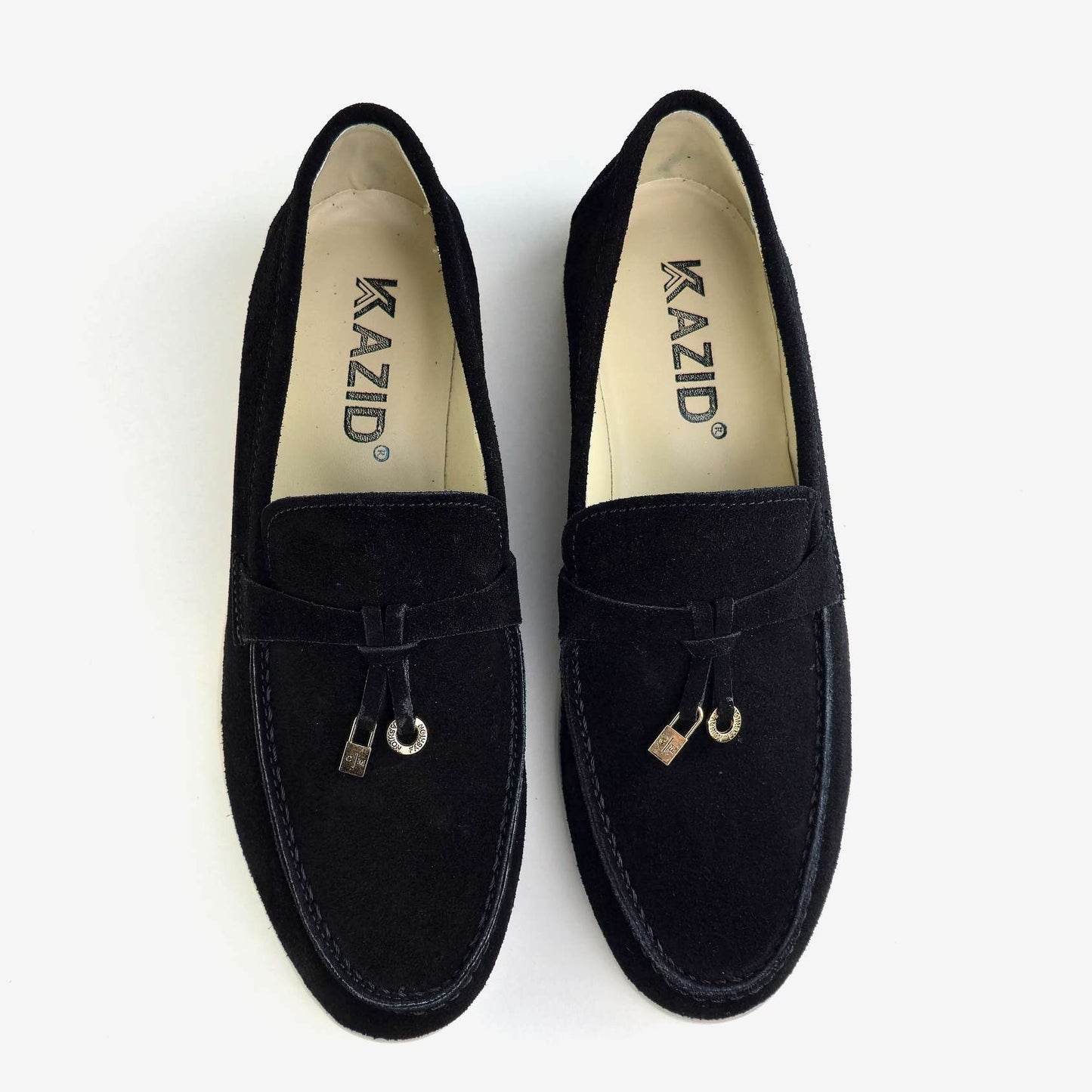 0116 chaussure Femme en cuir daim noir