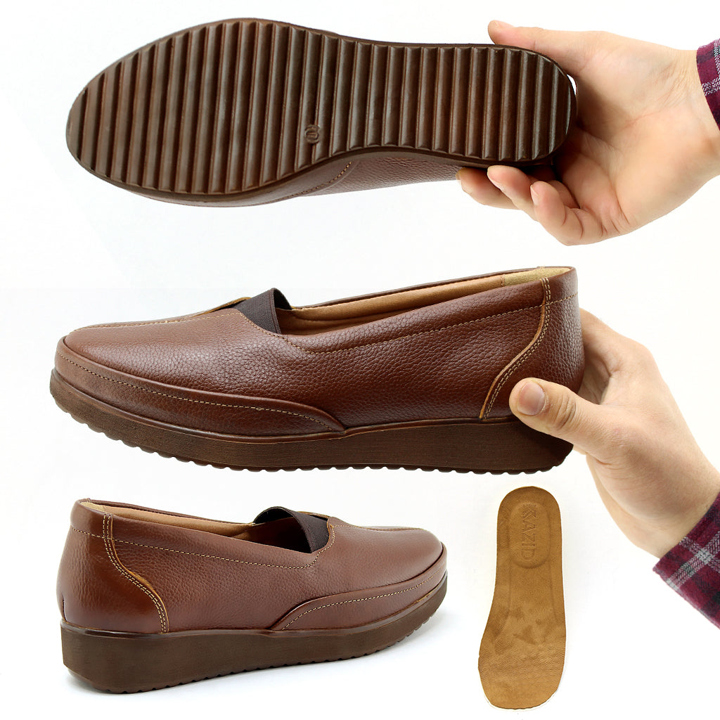 0148 chauusre médical  en cuir  femme