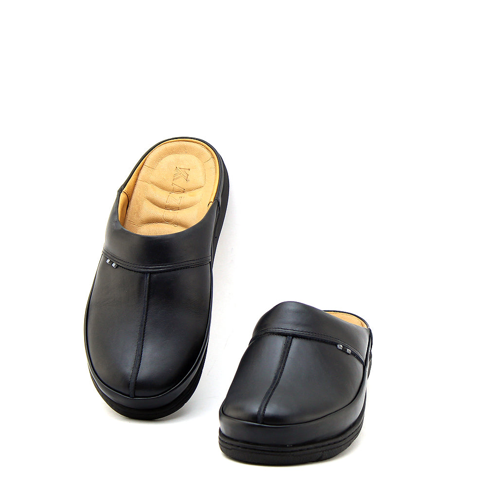 0200 SABOT EN CUIR MEDICAL NOIR