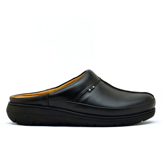 0200 SABOT EN CUIR MEDICAL NOIR